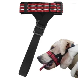 Halsbanden Muilkorven Verstelbare Hondenbeschermer Snuit Met Reflecterende Draad Grote Trainingsbenodigdheden Voor Thuis Buiten Spelen Wandelen