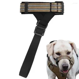 Colliers de chien Moupe de mât non désigné Prévenir les chiens Muzzle Muzzle Night Reflective Pet Supplies for Outside Activities Pographe