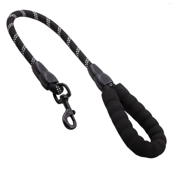 Colliers de chien Corde en nylon portable Easy Hold Durable Pandée rembourrée Entraînement Filhage Réflectif SAFFLECT