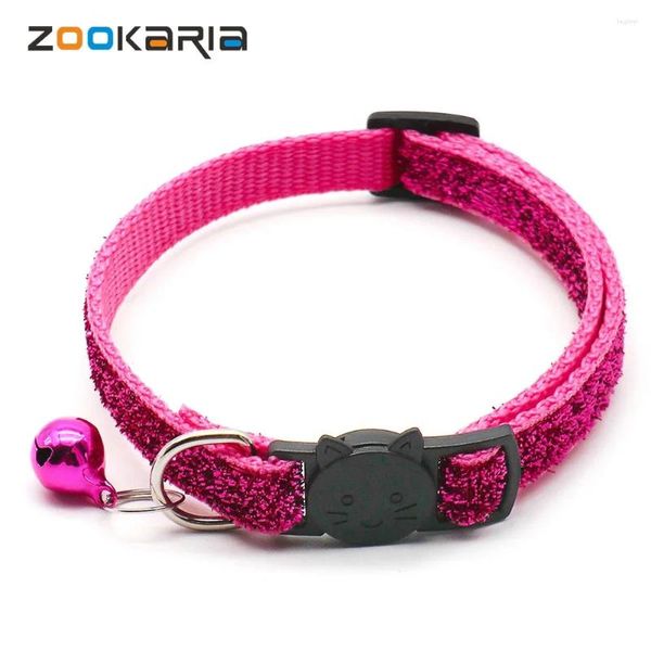 Collares para perros, Collar ajustable para mascotas con campanas, Collar con dije para cachorros, gatitos, perros, cadena para gatos, suministros para mascotas, accesorios