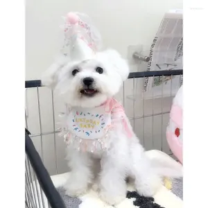 Hondenkragen huisdier verjaardag slabbetjes feest kwijlen handdoekdoekcolar kraag kat puppy hoed accessoriessories benodigdheden