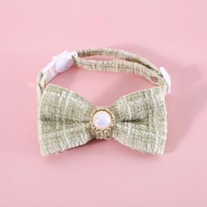 Colliers pour chiens Pet Bow Tie Choke Proof Polyester Dress Up Universal Cat Collar Neck Strap Pour Collocation Quotidienne