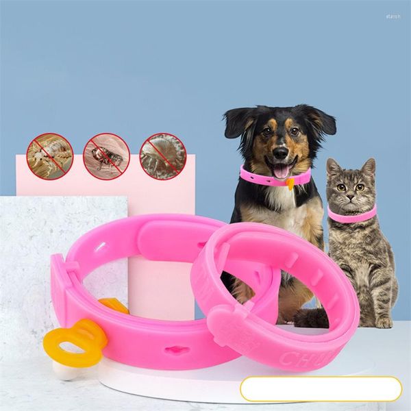 Colliers pour chiens collier anti-puces et anti-tiques pour animaux de compagnie chat collier Anti-parasitaire réglable Anti pour chiot gros produits