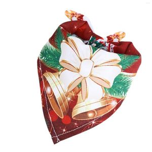 Halsbanden Pet Christmas Triangle Slabbetjes Zachte comfortabele bandana voor dagelijks gebruik het hele jaar door