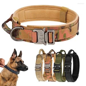 Halsbanden Huisdierhalsband voor honden Tactische harnassen Militair nylon Bungee-lijn Trainingsbenodigdheden Chihuahua-harnas Groot