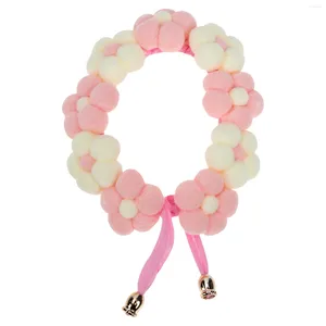 Colliers pour chiens et animaux de compagnie, collier de perles, conçu en fleur, fil créatif pour chiot, décor de chaîne confortable pour chaton