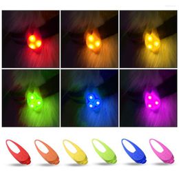 Colliers Led pour animaux de compagnie, pendentif en caoutchouc de Silicone, sécurité nocturne, lumière clignotante, collier lumineux pour chiot