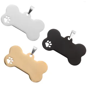 Colliers de chien Listing de compagnie étiquettes gravées Supplies Puppy Blank Cat Accesorios para perros anti-perd