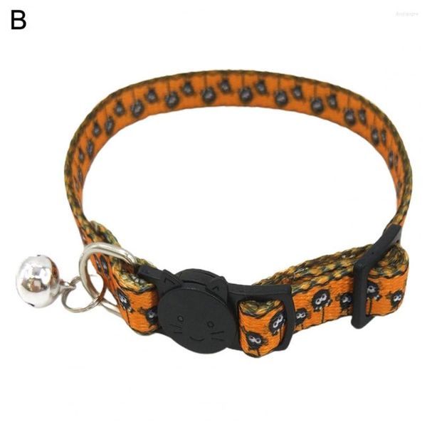 Colliers pour chiens Pet Neck Circle Great Halloween Impression Collier de chat Décoration Citrouille Motif Dress Up