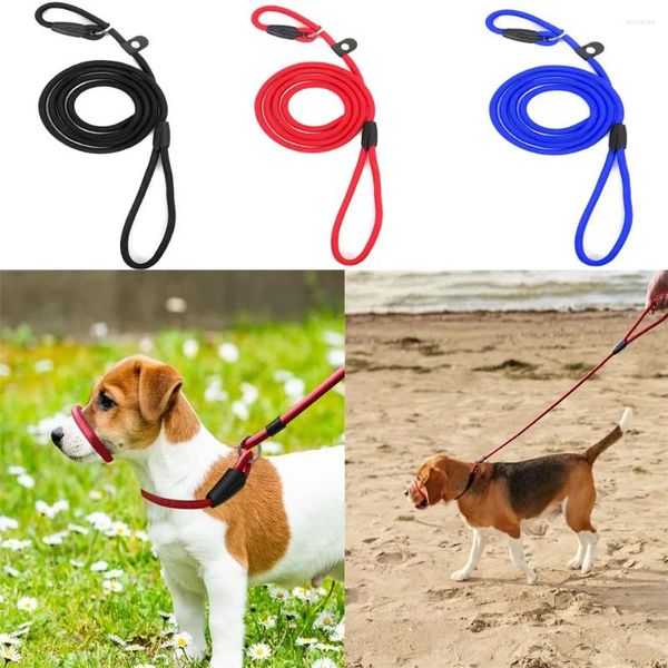 Collares para perros Correas reflectantes para mascotas Nylon resistente para cachorros Gato grande Correa para caminar Cuerdas de seguridad para entrenamiento