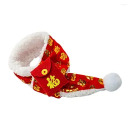 Coleiras de cachorro pet triângulo cachecol alegre gatinho decorativo filhote de cachorro gatos e cães quentes elementos chineses fornecimento de algodão