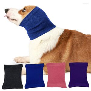 Colliers pour chiens Pet hiver chaud multifonction couverture d'oreille extérieur Protection contre le froid réduction du bruit coupe-vent chiot écharpe couvre-chef cache-oreilles