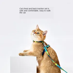 Colliers de chien Petkit Anti-Strike Vest Type Cat Harnness Alivable Direaux Fournitures d'accessoires de laisse fortes et résistantes