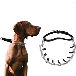 Colliers à griffes pour chiens, pour entraînement sans traction, pincement réglable, petits, moyens et grands chiens, starter en métal robuste pour animaux de compagnie