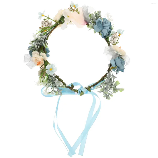 Colliers pour chiens, couronne florale pour chiot, décoration de mariage pour animaux de compagnie, chat, tissu floral, couronne artificielle, Portable pour mariée