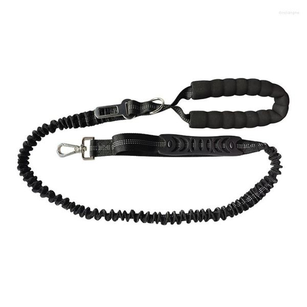 Colliers pour chiens Reflective Walking Bungee Lead Strong Coupler Elastic Anti Strain Laisse Pour Running Jogging Pet Walk