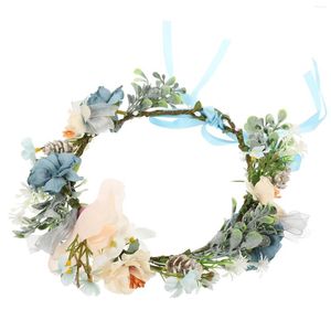 Colliers pour chiens, décor rétro, collier de fleurs pour animaux de compagnie, chat, fleurs florales de mariage, couronne artificielle en tissu pour vacances