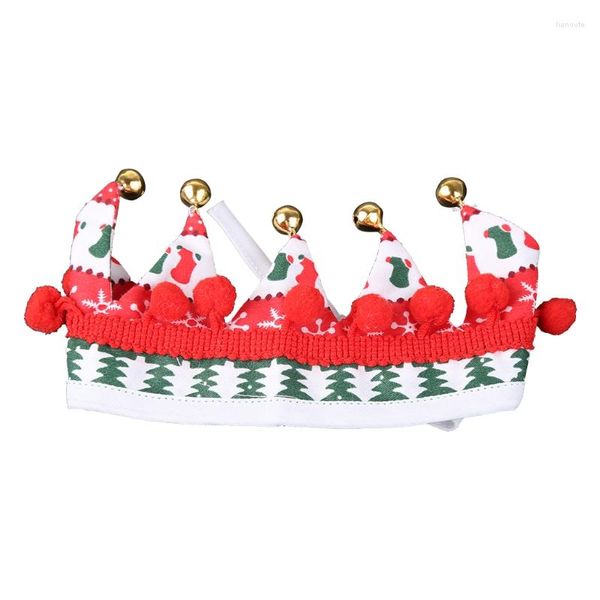 Colliers de chien Serviette de salive Collier de cou en peluche rouge Bandanas de chaton Décorations de Noël pour animaux de compagnie