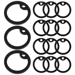 Colliers de chien Silencers - 15pcs Hanging Circle Professional Portable Creative Dogtag Ring Supplies Tags