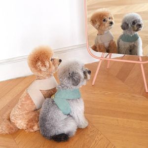 Hondenkragen eenvoudige honden aanrichtig huisdier anti pauze vrije borstband met kitten puppy vaste kleurvest comfortabele huisdieren kraag kleding