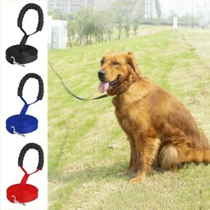 Colliers de chien Corde de traction de compagnie douce Pratique / bleu / noire Nylon Walking Mousse Poignée de plomb Cat