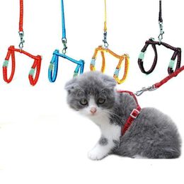 Hondenkragen Spot Cat Traction Rope Japans lopen 0,8 cm girafpatroon borstband kabelboom levert riem leut