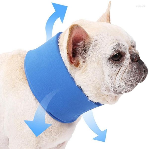 Colliers pour chiens Été Refroidissement Bandana Doux Chiot Cou Wrap Tissu Écharpe En Plein Air Animaux Chats Chiens Fournitures