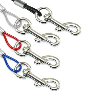 Colliers pour chiens, câble d'attache, laisse, corde pour chiot, crochets pivotants, fournitures universelles pour animaux de compagnie