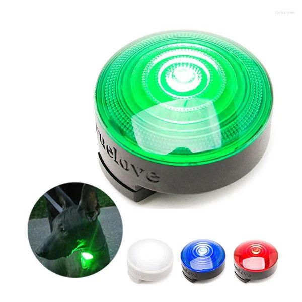 Collares de perros truelve seguridad para mascotas accesorios de luz led colgante colgante brillante noche al aire libre para productos de arnés de collar