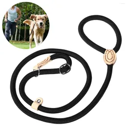 Halsbanden UEETEK 14CM trainingslijn halsband nylon voor huisdieren (zwart)