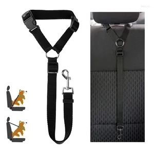 Collares para perros, productos prácticos universales para mascotas, cinturón de seguridad ajustable para gatos, arnés, correa para cachorros, Clip de viaje, correas