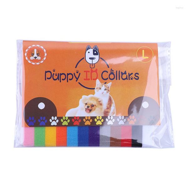 Colliers pour chiens en gros 300 pièces 25 ensemble chiot né animaux Identification réglable en Nylon petit chat chaton collier