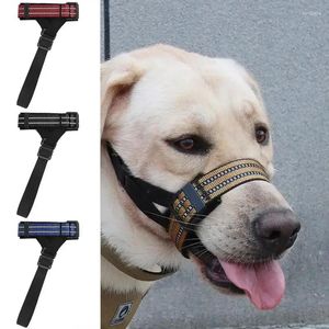 Collares para perros Alambre Entrenamiento grande Hogar Juego al aire libre Bozal protector para perros con suministros Reflectante ajustable