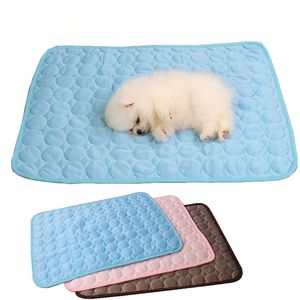 Hond Koelmat Zomer Pad Huisdier Mat Bed voor Honden Kat Deken Sofa Ademend Zomer Wasbaar Dierbenodigdheden Accessoires 240115