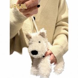 Dog Crossbody Body Plush Doll Carto White JK Lolita Japanse schoudertas portemonnees en handtassen Designer Bag Cool Fi Purse 88P6#