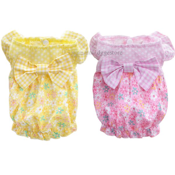 Robes pour chiens pour petits chiens fille vêtements pour chien robe d'été pour chien robe de princesse avec nœud papillon robe d'anniversaire de mariage chiot vêtements femelle pour Chihuahua Yorkie chat tenue XS A720