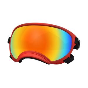 Lunettes pour chiens lunettes de soleil pour chiens lunettes de Ski pour chiens avec Protection UV lunettes de soleil pour animaux de compagnie avec sangle pour voyage 240108