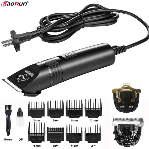 Toiletage pour chiens Baorun S1 Pet Pet Chog Clippers Coiffe de cheveux Animal Catters Catters Horse Haircut Machine Shaver Electric Scissors 230707