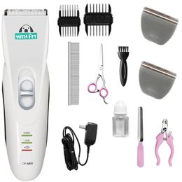 Hondentondeuse CP-6800 Pet Electric Trimmer Professional Grooming Haircut Shaver Machine Zilver Oplaadbare Dog Cat Grooming Clipper 230707