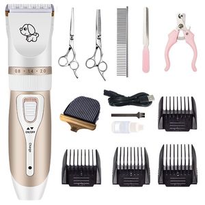 Dog Grooming Dog Clipper Dog Hair Clippers Grooming Pet/Cat/Dog/Rabbit Haircut Trimmer Shaver Set Pets Cordless Rechargeable Professional 230707