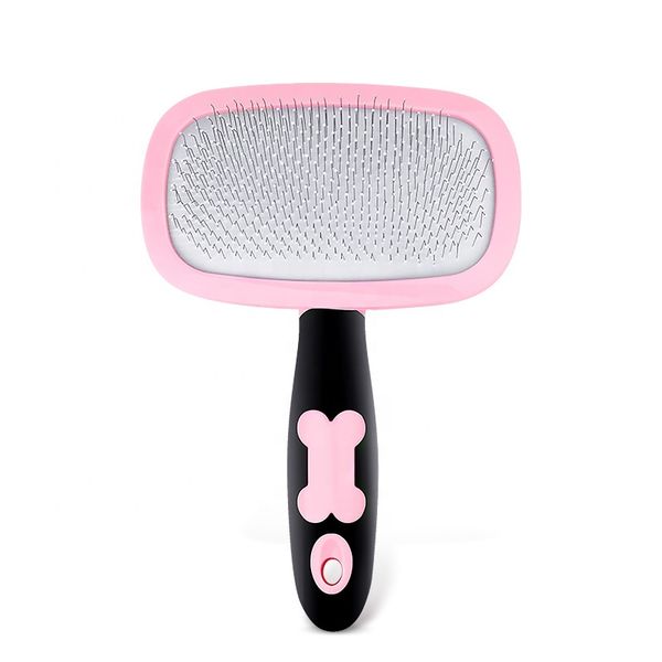 Chien Toilettage Aiguille Peigne Perte De Cheveux Supprimer Brosse Slicker Outil De Massage Chat Fournitures De Protection Accessoires Pour Animaux DogComb WLL924