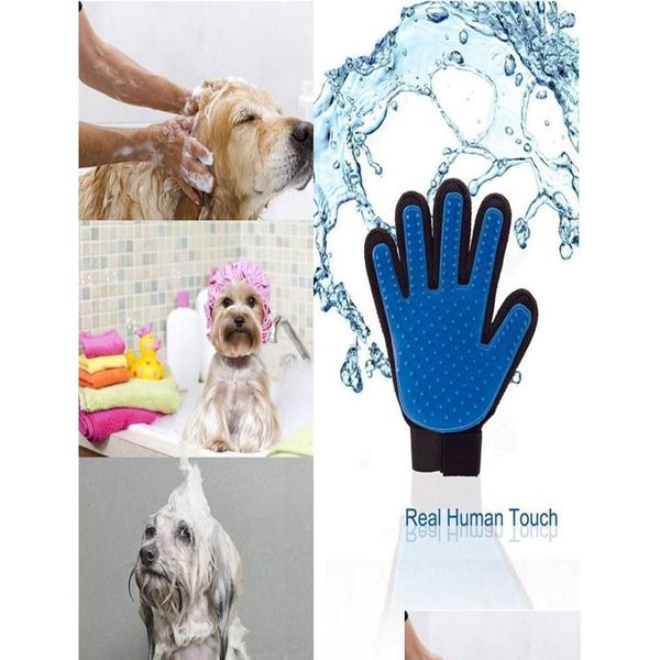 Toilettage pour chiens Gant pour animaux de compagnie Chat Épilation Mitaines De-Shedding Brosse Peignes pour Mas Fournitures Accessoies8939027 Drop Livraison Maison Jardin Dhse4