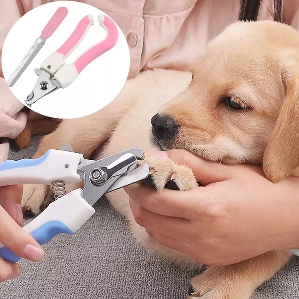 Cortauñas para mascotas para perros y gatos, cortador de acero inoxidable para gatos, garra para perros, herramienta para el cuidado de los dedos de los pies, inventario al por mayor