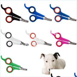 Hondenverzuilend Pet Nagelschaar Huishouden Kleine katten Honden verzorging Trimmer Animal Cutter Drop Delivery Home Garden Supplies DH1HT