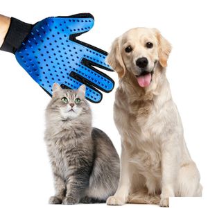 Hond Grooming Sile Pet Brush Handschoen Haarreiniging Mas Supplies Cat Comb A01 Drop Delivery Home Garden Dhkgd