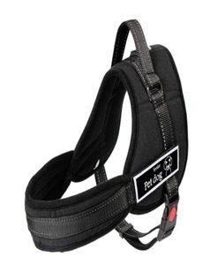 Hondenharnas Nylon Soft Pedded No Pull Dog Harness for Medium Grote Honden Handelen Sportharnassen Pitbull Pet Accessoires S M L6051228