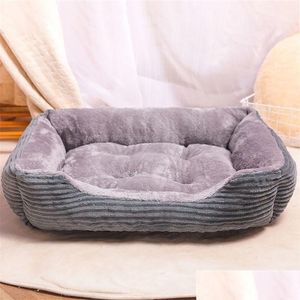 Dog Houses Kennels Accessories Drop Transport Mti-Color Pet Big Bed Warm House Soft Nest Basket Waterproof Kennel Cat Puppy Large 2102 Dhehc