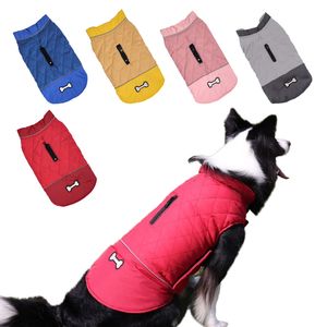 Hondenkleding jas jas winter huisdier kleding reversible waterdicht kleding kostuum voor kleine medium grote honden XS-3XL