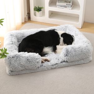 Cozy Plush Round Pet Bed | Soft & Warm Dog Kennel Cat Kennel for 2024 Winter