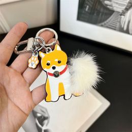 Dog Key Chains Luxury Desginers Keyrings Lovers Bag Cartoon Accessoires Auto Keychain Holder voor mannen Women Gift